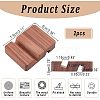 Walnut Wood Mobile Phone Holders AJEW-WH0248-154-2