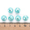 Opaque Acrylic Beads TACR-S154-10F-04-6