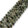 Natural Moss Agate Beads Strands G-P463-10-1