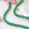 Natural White Jade Bead Strands G-R165-8mm-14-2