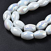 Electroplate Glass Beads Strands EGLA-S194-15A-A13-3
