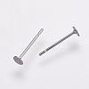 Non-Tarnish 304 Stainless Steel Stud Earring Settings STAS-K146-009-3mm-1