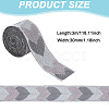 Polyester Jacquard Leaf Ribbon for Garment Accessories OCOR-WH0097-23E-2
