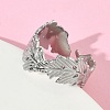 304 Stainless Steel Cuff Open Rings for Women RJEW-L341-02E-P-3