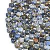 Natural Dumortierite Beads Strands G-C116-A81-02-3