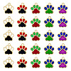 30Pcs 5 Colors Alloy Enamel Pendants FIND-TA0006-07-2