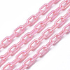 Acrylic Opaque Cable Chains PACR-N009-002G-1