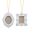 2 Sets 2 Styles Vintage Resin Hanging Photo Frame RESI-SP0001-21B-03-1