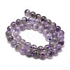 Natural Amethyst Round Bead Strands G-I168-08-10mm-2