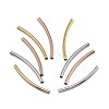 Brass Curved Tube Beads KK-F0317-12-NR-1