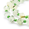 Natural Prehnite Beads Strands G-E569-C01-3
