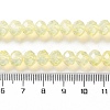 Baking Paint Transparent Glass Beads Strands DGLA-A034-J8MM-D06-4