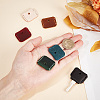 6Pcs 6 Colors Cowhide Nonslip Waterproof Reusable Key Sleeve FIND-OC0003-53-3