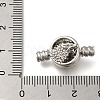Brass European Style Clasps KK-A219-02P-3