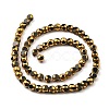 Faceted Electroplate Glass Beads Strands EGLA-P051-03A-G-4