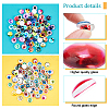 2Bags 2 Colors Glass Eyes Cabochons KY-PH0001-56-7