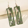 Iron Wood Dangle Earrings for Women WG1FD12-02-1