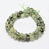 Natural Prehnite Beads Strands X-G-P322-48-8mm-2