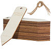 30Pcs Unfinished Wood Pencil Pendants WOOD-SP0001-82-7