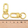 Alloy Swivel Clasps AL-CBAC079-09G-3