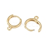 Brass Hoop Earring Findings KK-P310-26B-G-2