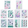 10Pcs 10 Styles PP Plastic Hollow Out Drawing Painting Stencils Templates DIY-GF0007-35-1