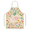 Easter Theme Flax Sleeveless Apron PW-WG92721-10-1