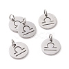 Non-Tarnish 304 Stainless Steel Charms STAS-Q201-T445-7S-1