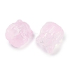 Transparent Spray Paint Glass Beads GLAA-H035-01D-2