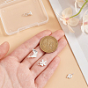 4Pcs 4 Styles 925 Sterling Silver Pendants Sets STER-GO0001-39-3
