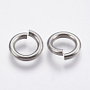 Tarnish Resistant 304 Stainless Steel Open Jump Rings STAS-G174-03P-3