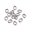 Tarnish Resistant 304 Stainless Steel Open Jump Rings X-STAS-F221-40P-M-1