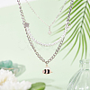 40Pcs 2 Colors Light Gold Plated Alloy Pendants ENAM-DC0014-97-4