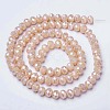 Electroplate Glass Beads Strands X-EGLA-A034-P8mm-B02-2
