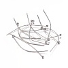 Non-Tarnish 304 Stainless Steel Ball Head Pins S-STAS-O105-04-0.6x40-1