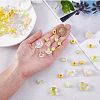 150 Pieces Random Rose Acrylic Beads Bear Pastel Spacer Beads Butterfly Loose Beads for Jewelry Keychain Phone Lanyard Making JX543B-4