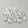 Plating Acrylic Beads OACR-WH20006-01B-1