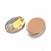 Mocha Effect Oval Shape Sew on Rhinestone RGLA-C001-07D-AM-3