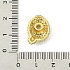 Rack Plating Brass Clear Cubic Zirconia Pendants KK-S378-01G-Q-3