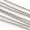 Tarnish Resistant 201 Stainless Steel Ball Chains CHS-R008-26-1
