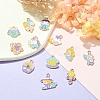 12Pcs 12 Style Alloy Enamel Pendants ENAM-YW0002-76-5