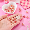 30Pcs Handmade Gold Sand Lampwork Beads LAMP-TA0002-37F-5