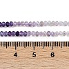 Gradient Color Natural Colorful Fluorite Beads Strands G-H071-A04-01-4