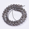 Natural Black Moonstone Beads Strands G-J157-12mm-05-4