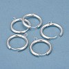 201 Stainless Steel Huggie Hoop Earring Findings STAS-P283-01K-S-2