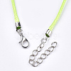 Waxed Cord Necklace Making NCOR-T001-38-3