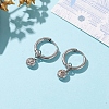 304 Stainless Steel Huggie Hoop Earrings X-EJEW-JE04449-02-4