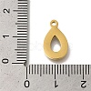 Ion Plating(IP) 304 Stainless Steel Manual Polishing Pendants STAS-M059-01G-C01-3