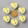 Transparent Enamel Acrylic Beads TACR-S155-004B-3