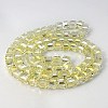 Electorplated Glass Beads EGLA-E006-3S-2